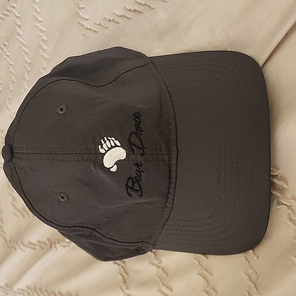 Bear Dance Black Cap with Logo
